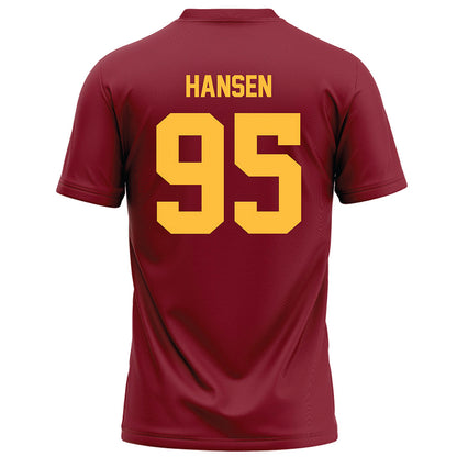 Minnesota - NCAA Football : Colin Hansen - Maroon Football Jersey-1