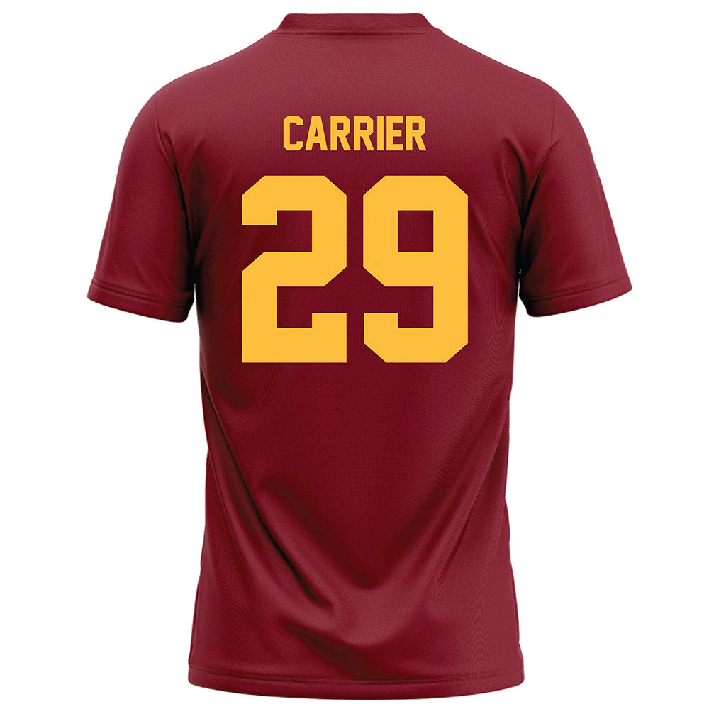 Minnesota - NCAA Football : Ethan Carrier - Maroon Football Jersey-1