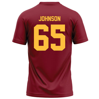 Minnesota - NCAA Football : Greg Johnson - Maroon Football Jersey-1