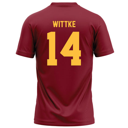 Minnesota - NCAA Football : Dylan Wittke - Maroon Football Jersey-1