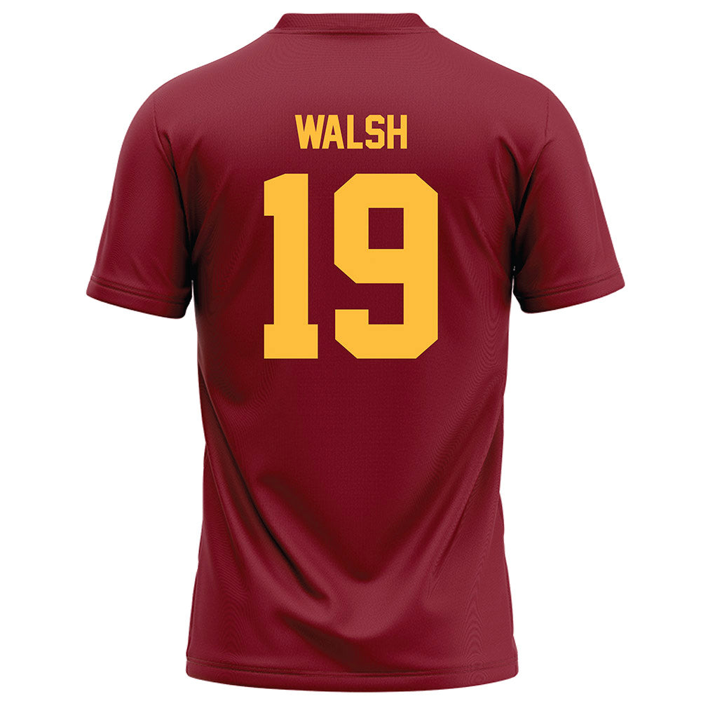 Minnesota - NCAA Football : Pierce Walsh - Maroon Football Jersey-1