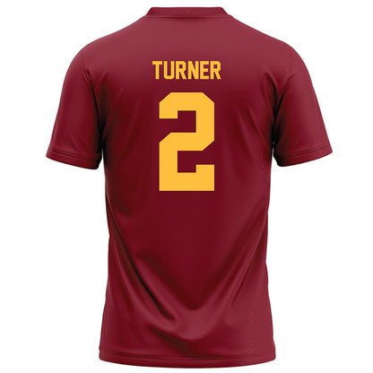Minnesota - NCAA Football : A.J. Turner - Maroon Football Jersey-1