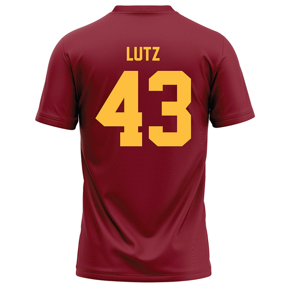 Minnesota - NCAA Football : Jakob Lutz - Maroon Football Jersey-1