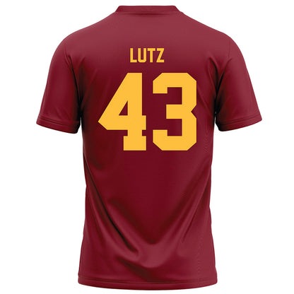 Minnesota - NCAA Football : Jakob Lutz - Maroon Football Jersey-1