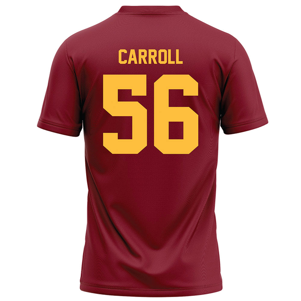 Minnesota - NCAA Football : Brett Carroll - Maroon Football Jersey-1