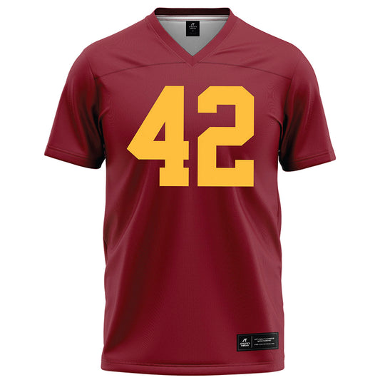 Minnesota - NCAA Football : Tom Weston - Maroon Football Jersey-0