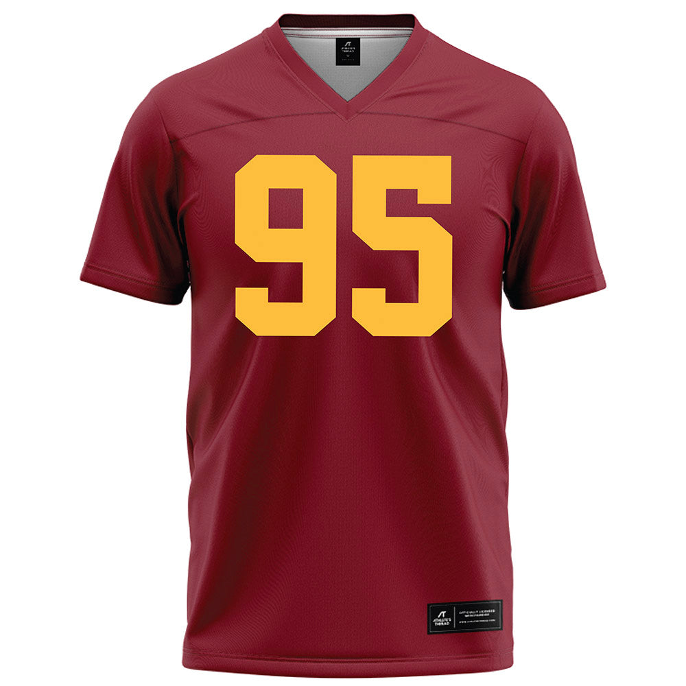 Minnesota - NCAA Football : Colin Hansen - Maroon Football Jersey-0