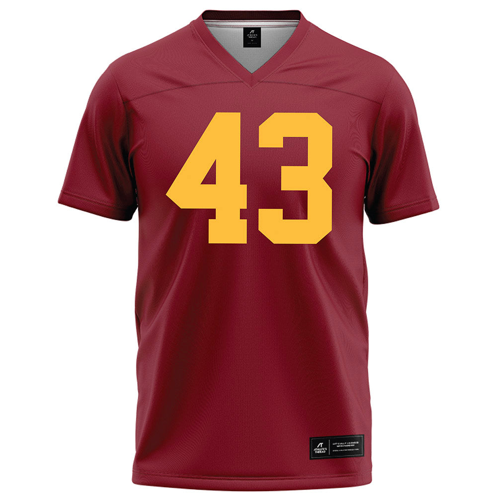 Minnesota - NCAA Football : Jakob Lutz - Maroon Football Jersey-0