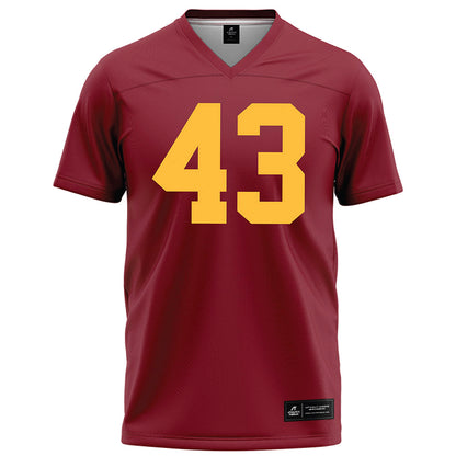 Minnesota - NCAA Football : Jakob Lutz - Maroon Football Jersey-0