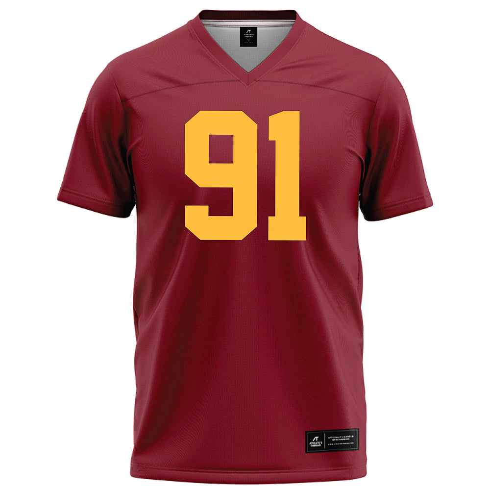 Minnesota - NCAA Football : Deven Eastern - Maroon Football Jersey-0