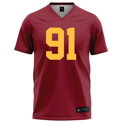 Minnesota - NCAA Football : Deven Eastern - Maroon Football Jersey-0