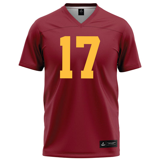 Minnesota - NCAA Football : John Nestor - Maroon Football Jersey-0