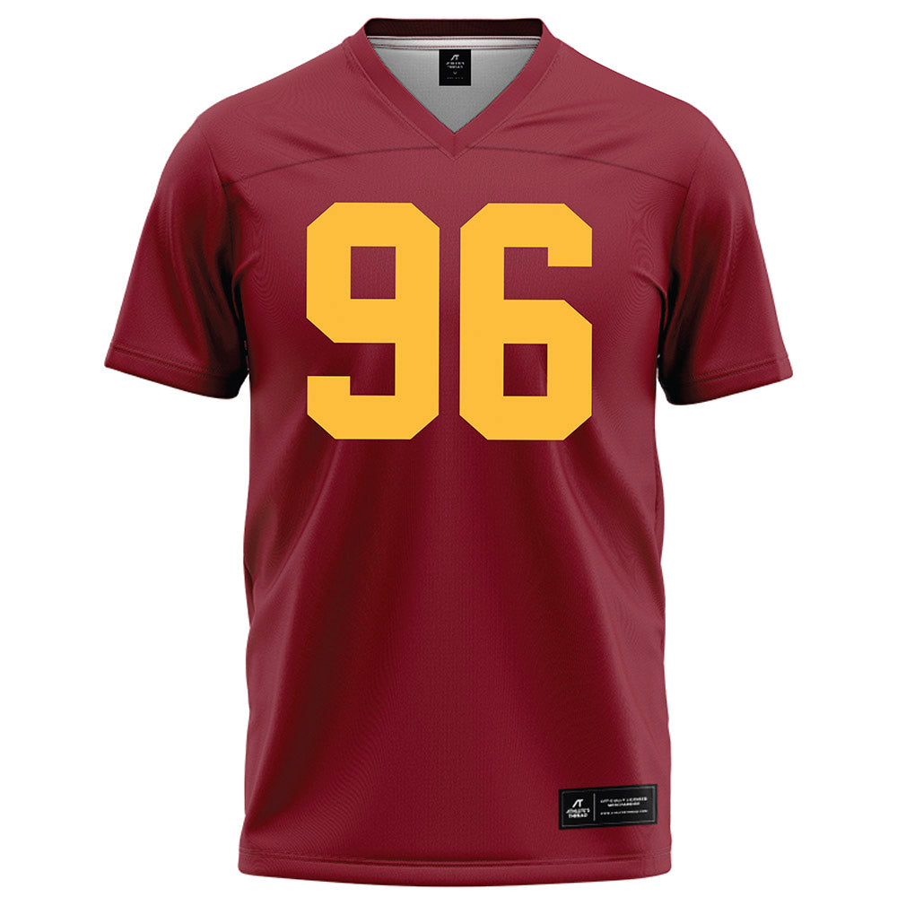 Minnesota - NCAA Football : Abu Tarawallie - Maroon Football Jersey-0