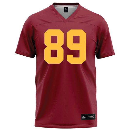 Minnesota - NCAA Football : Nate Becker - Maroon Football Jersey-0