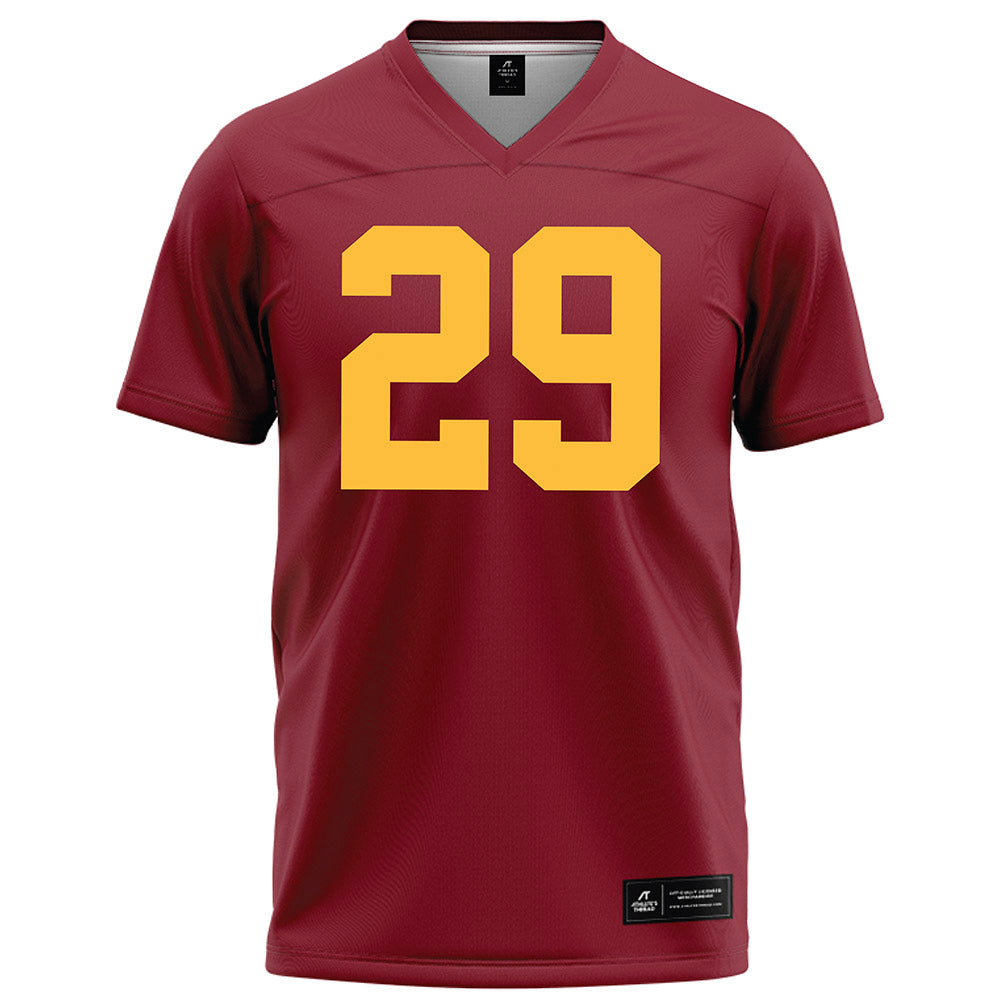 Minnesota - NCAA Football : Ethan Carrier - Maroon Football Jersey-0