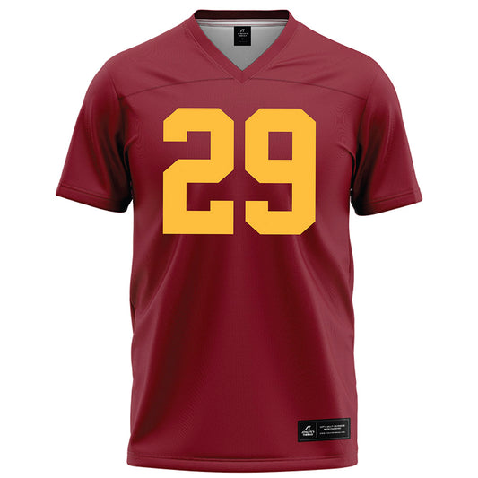 Minnesota - NCAA Football : Ethan Carrier - Maroon Football Jersey-0