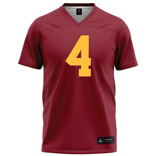 Minnesota - NCAA Football : ZaQuan Bryan - Maroon Football Jersey-0