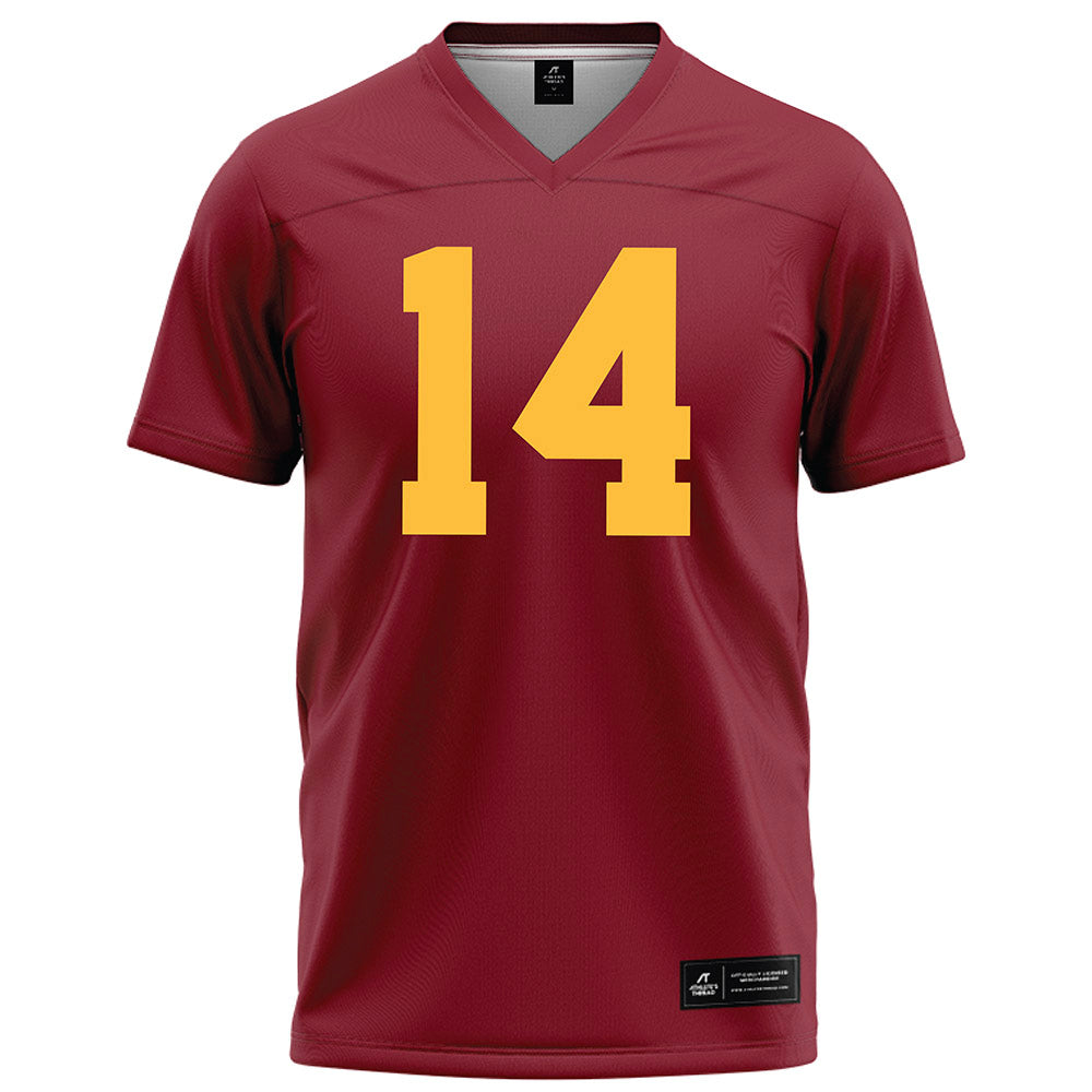 Minnesota - NCAA Football : Dylan Wittke - Maroon Football Jersey-0