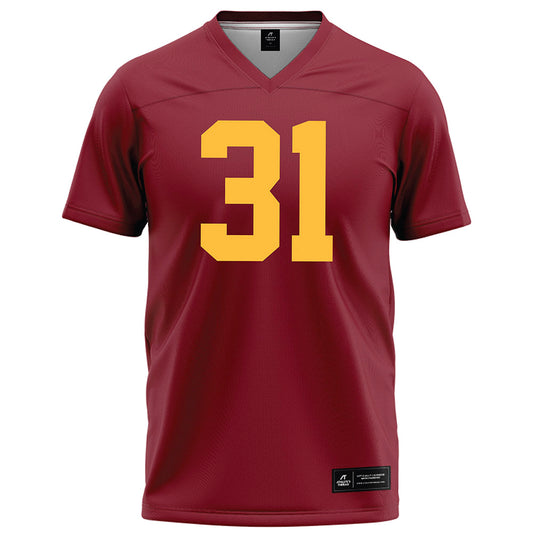 Minnesota - NCAA Football : Xavier Ford - Maroon Football Jersey-0