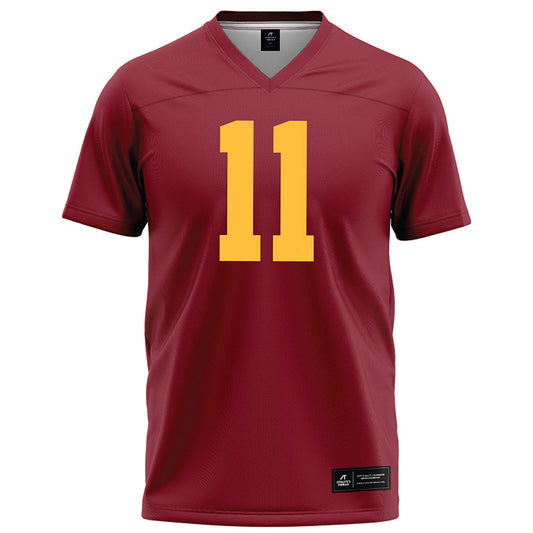 Minnesota - NCAA Football : Karter Menz - Maroon Football Jersey-0