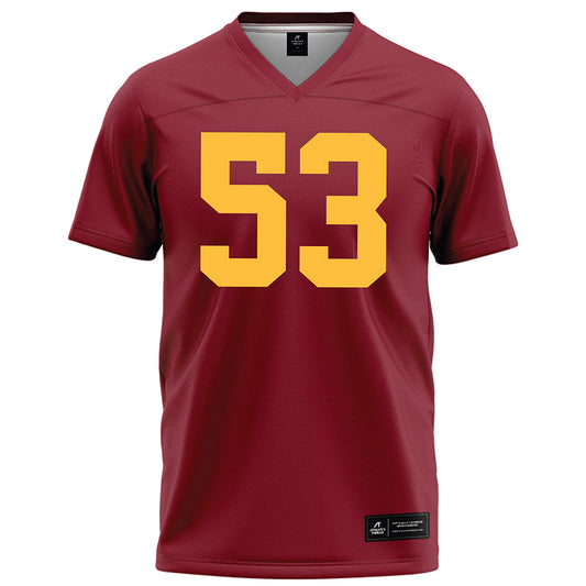 Minnesota - NCAA Football : Nate Cleveland - Maroon Football Jersey-0
