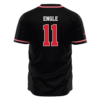 Fairfield - NCAA Baseball : Harrison Engle - Black Jersey-1