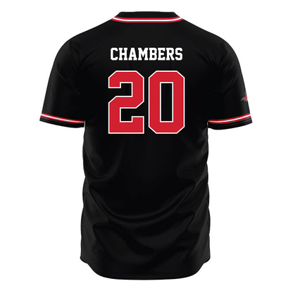 Fairfield - NCAA Baseball : Joseph Chambers - Black Jersey-1