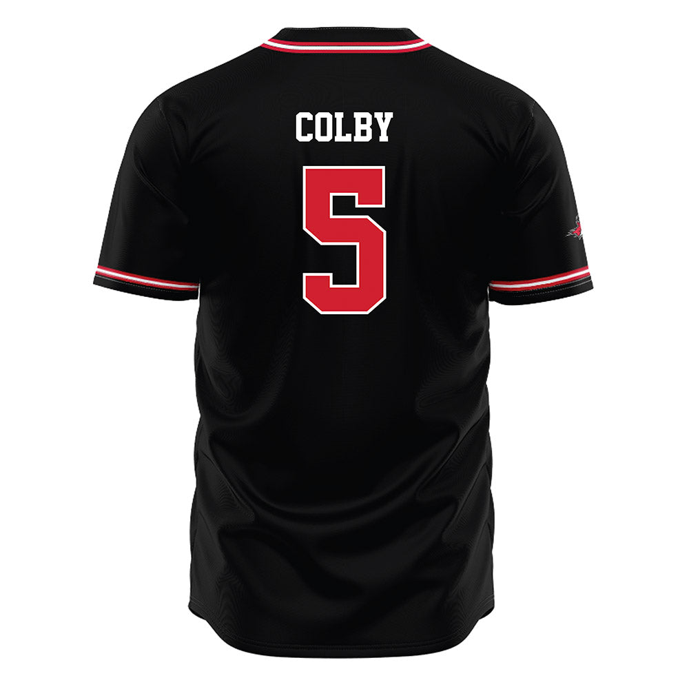 Fairfield - NCAA Baseball : Nolan Colby - Black Jersey