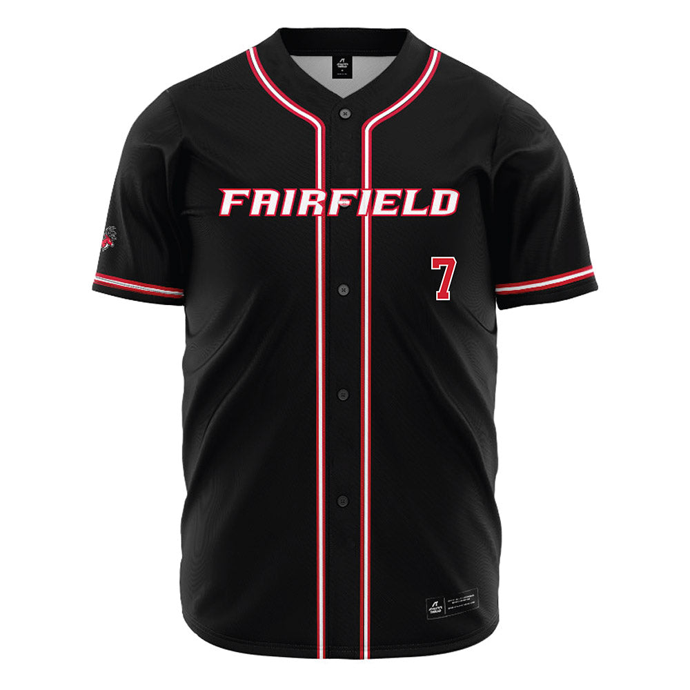 Fairfield - NCAA Baseball : Liam McIlroy - Black Jersey