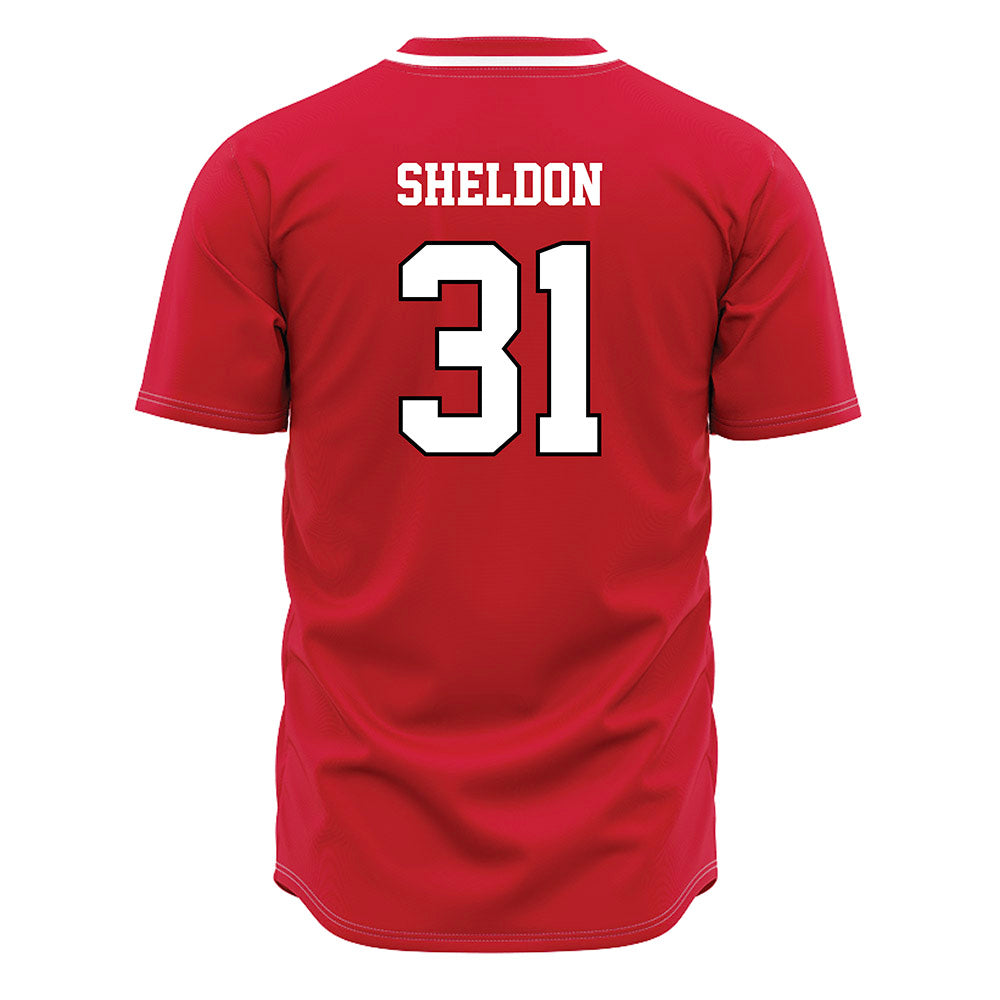 Fairfield - NCAA Baseball : Jack Sheldon - Red Jersey-1