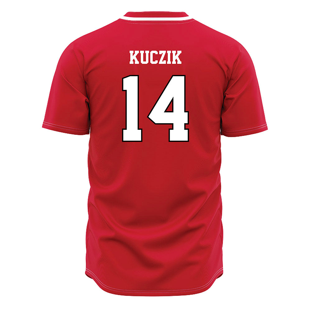 Fairfield - NCAA Baseball : Jp Kuczik - Red Jersey-1