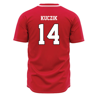 Fairfield - NCAA Baseball : Jp Kuczik - Red Jersey-1
