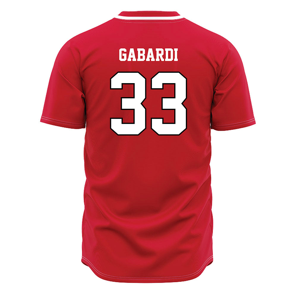 Fairfield - NCAA Baseball : Dom Gabardi - Red Jersey