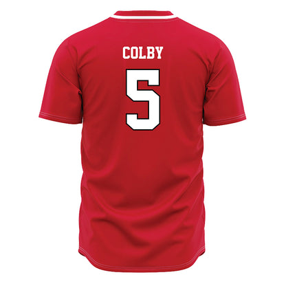 Fairfield - NCAA Baseball : Nolan Colby - Red Jersey