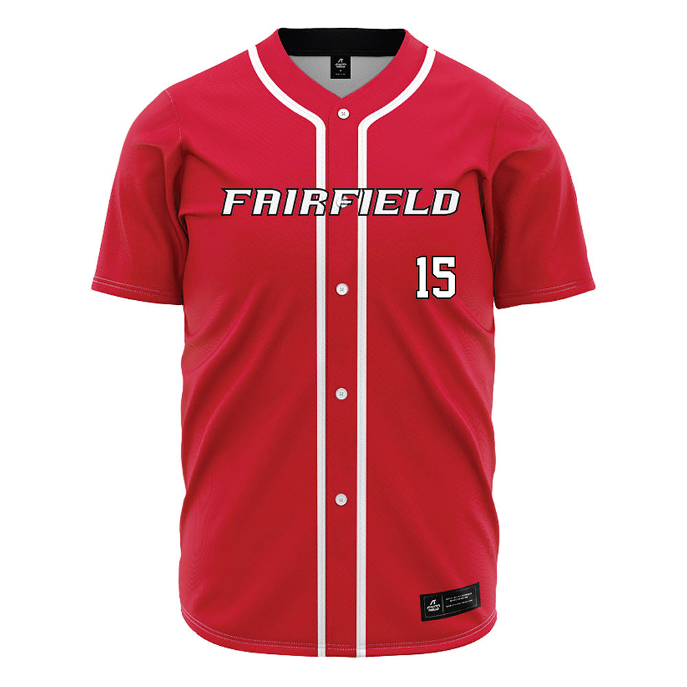 Fairfield - NCAA Baseball : Jack Byrne - Red Jersey