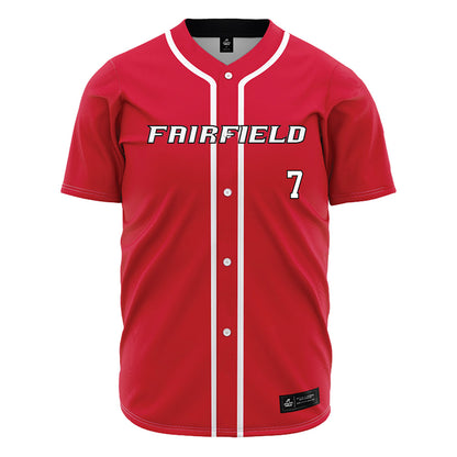 Fairfield - NCAA Baseball : Liam McIlroy - Red Jersey