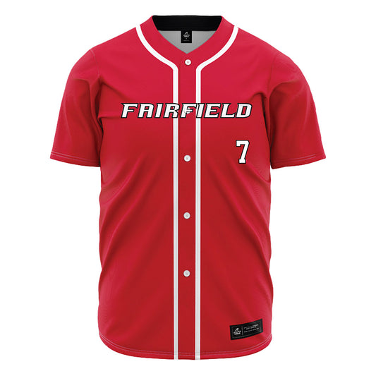 Fairfield - NCAA Baseball : Liam McIlroy - Red Jersey