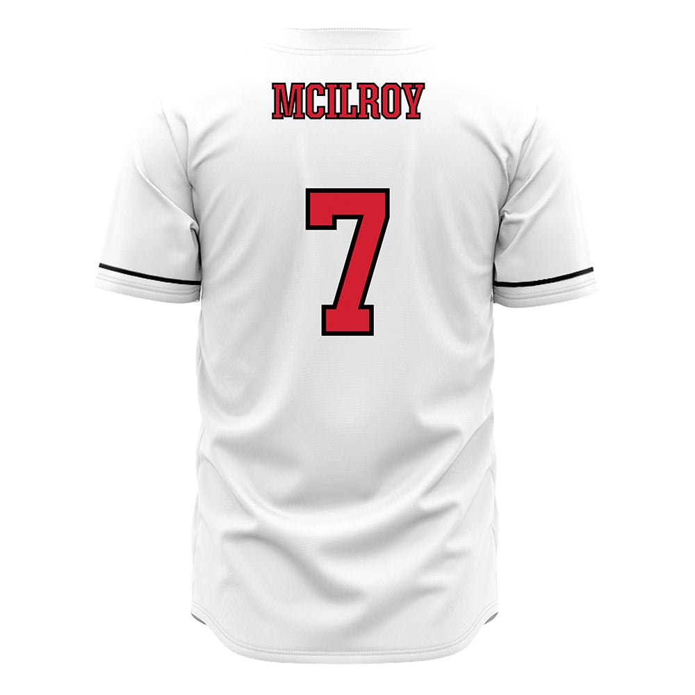Fairfield - NCAA Baseball : Liam McIlroy - White Jersey