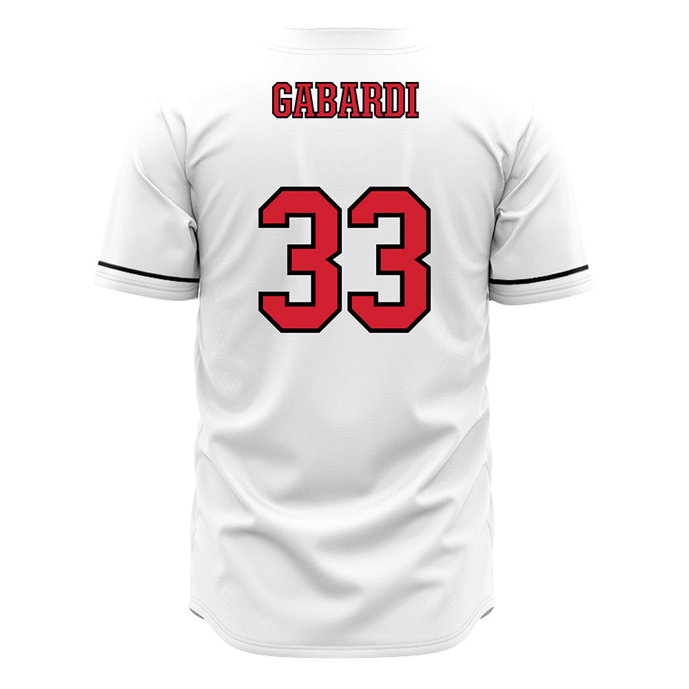 Fairfield - NCAA Baseball : Dom Gabardi - White Jersey