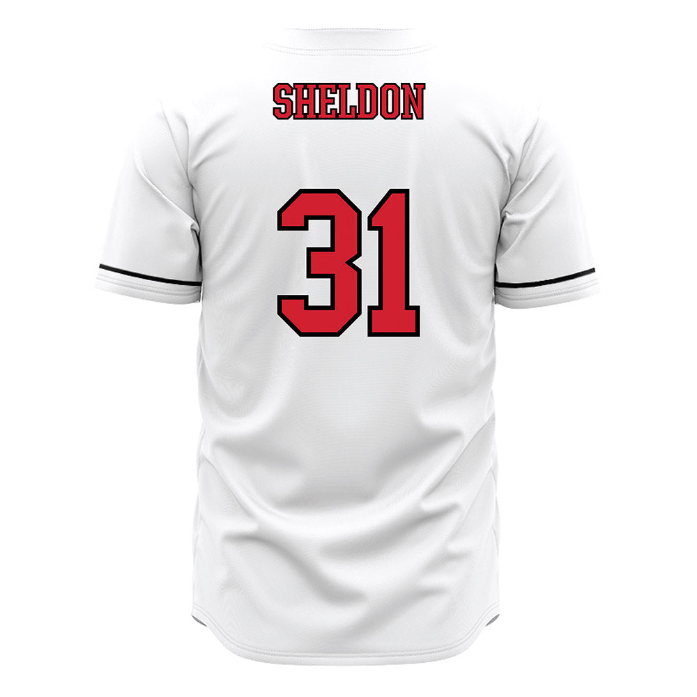 Fairfield - NCAA Baseball : Jack Sheldon - White Jersey-1