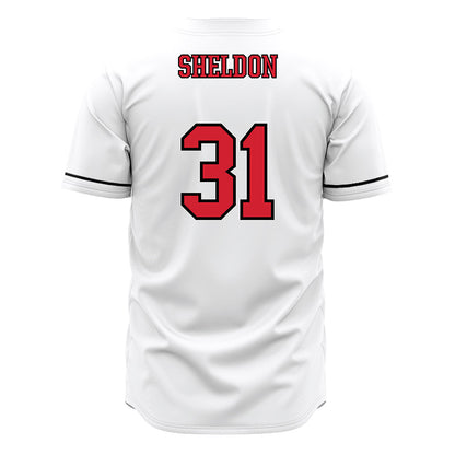 Fairfield - NCAA Baseball : Jack Sheldon - White Jersey-1