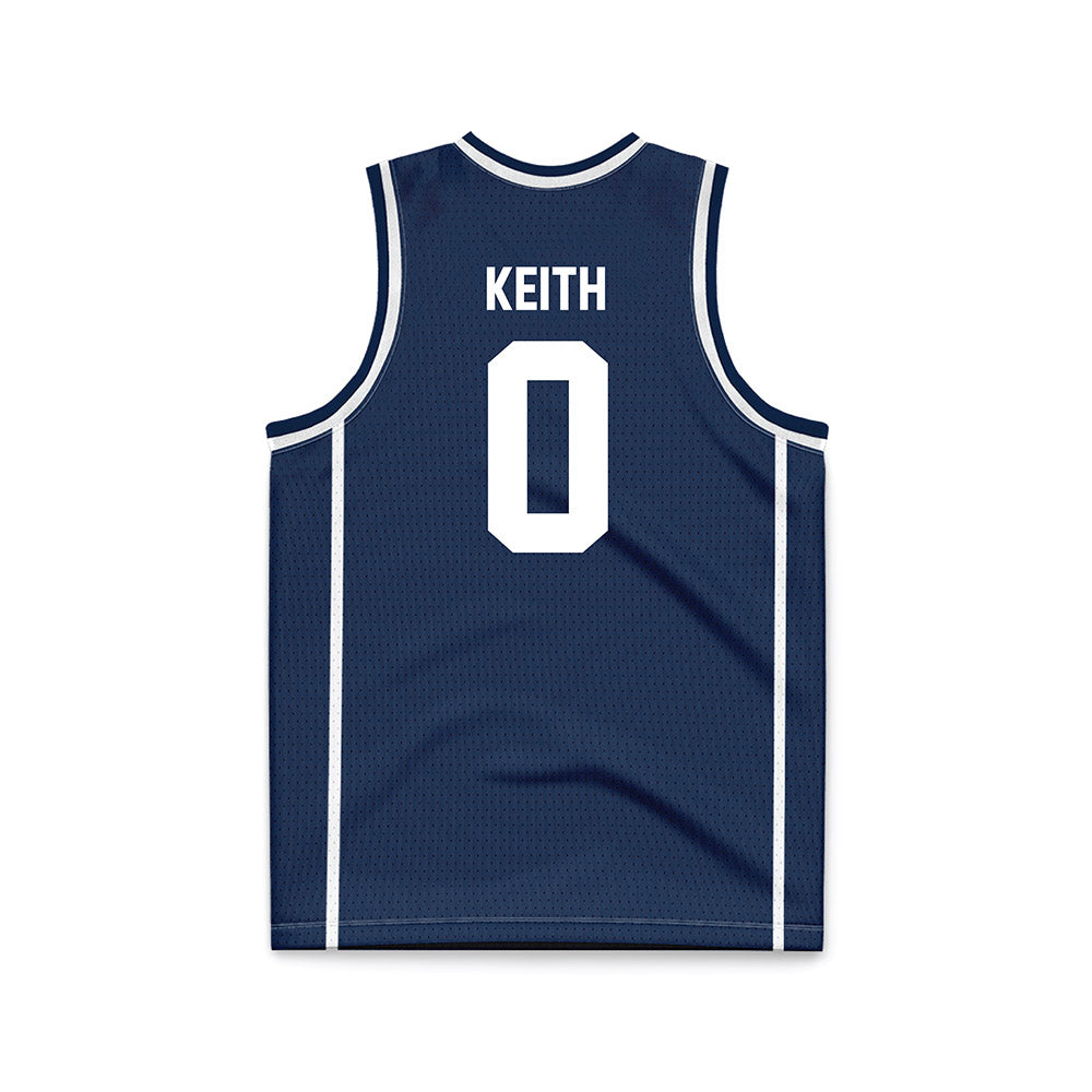 Butler - NCAA Men's Basketball : Jackson Keith - Navy Basketball Jersey-1