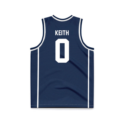 Butler - NCAA Men's Basketball : Jackson Keith - Navy Basketball Jersey-1