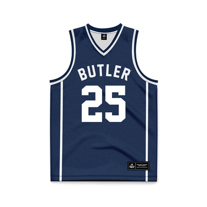 BU - NCAA Women's Basketball : Caroline Dotsey - Navy Basketball Jersey-0