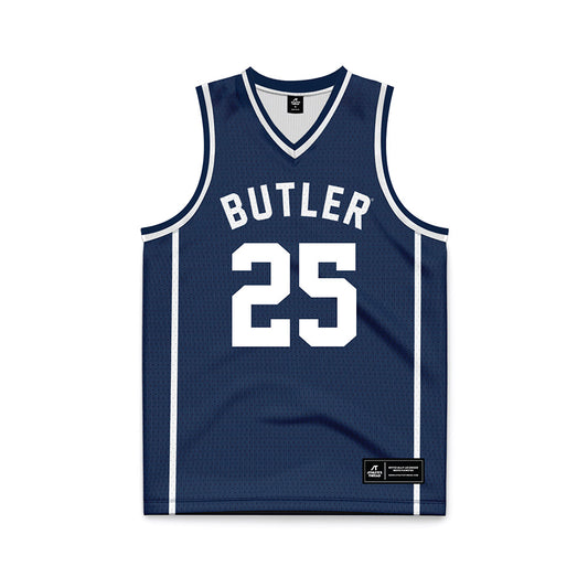 BU - NCAA Women's Basketball : Caroline Dotsey - Navy Basketball Jersey-0