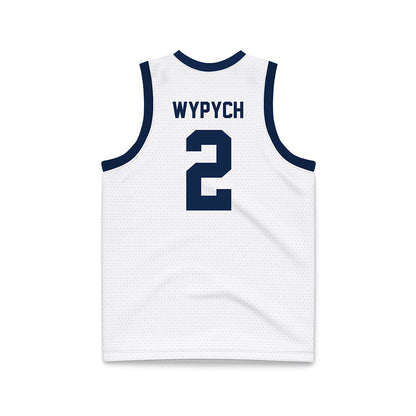 BU - NCAA Women's Basketball : Anna Wypych - White Basketball Jersey-1