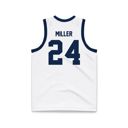 BU - NCAA Women's Basketball : Mallory Miller - White Basketball Jersey-1
