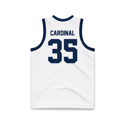 Butler - NCAA Men's Basketball : Bryson Cardinal - White Basketball Jersey-1