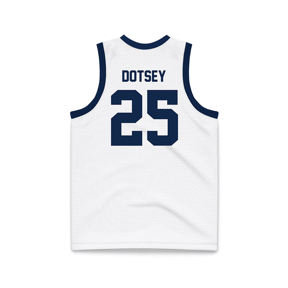 BU - NCAA Women's Basketball : Caroline Dotsey - White Basketball Jersey-1
