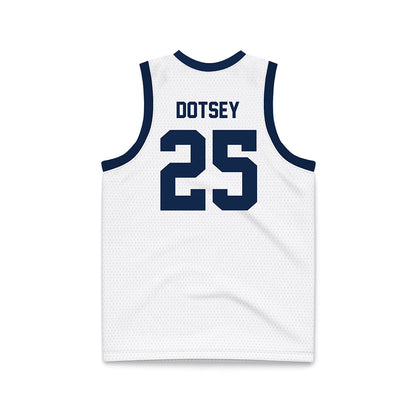 BU - NCAA Women's Basketball : Caroline Dotsey - White Basketball Jersey-1